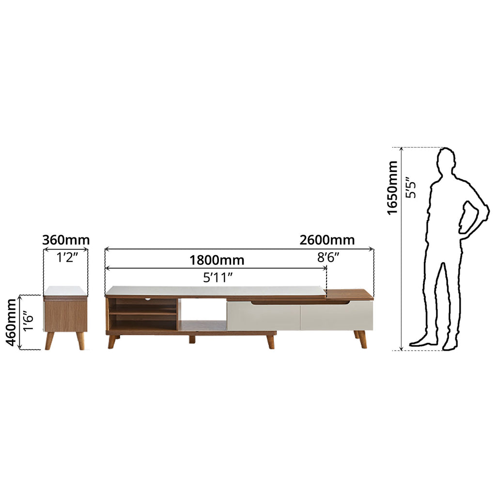 TV Stand (Extendable) - Asters Maldives