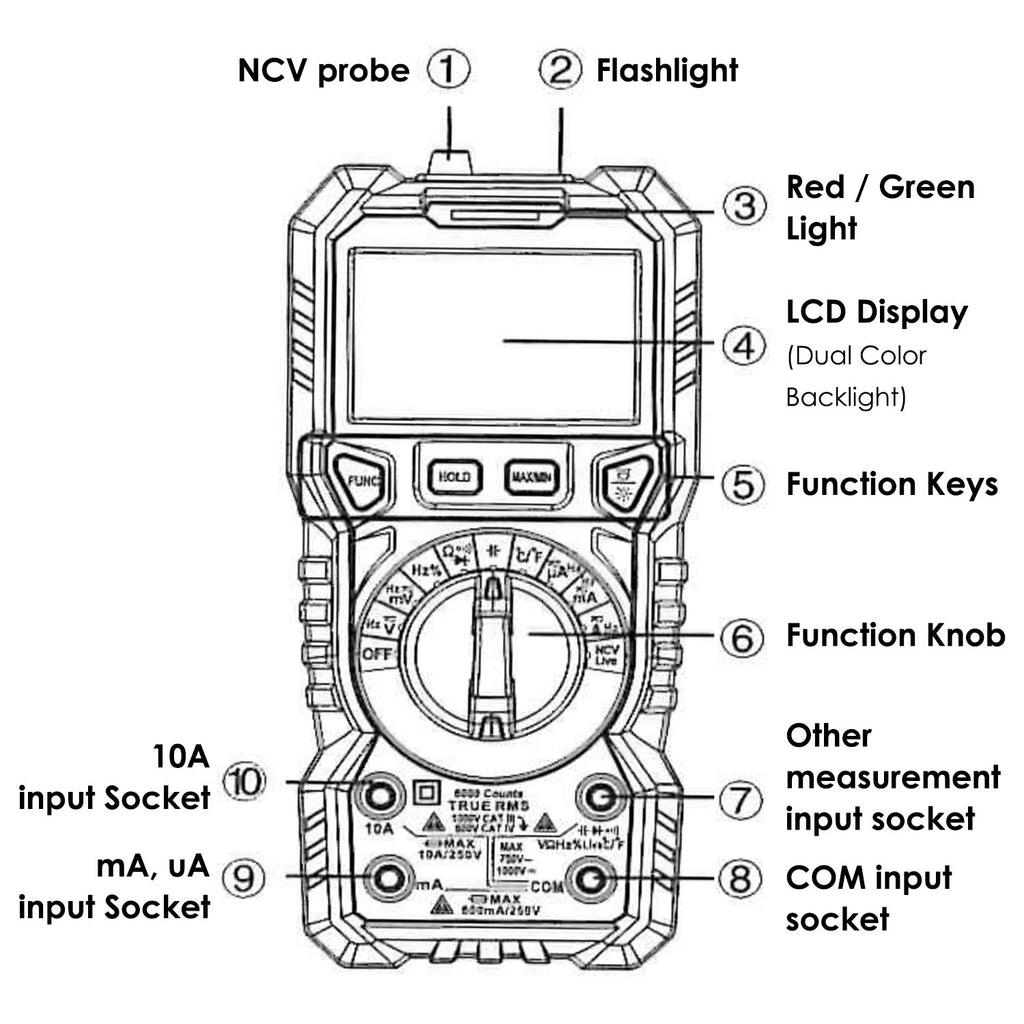 Digital Multimeter - Asters Maldives