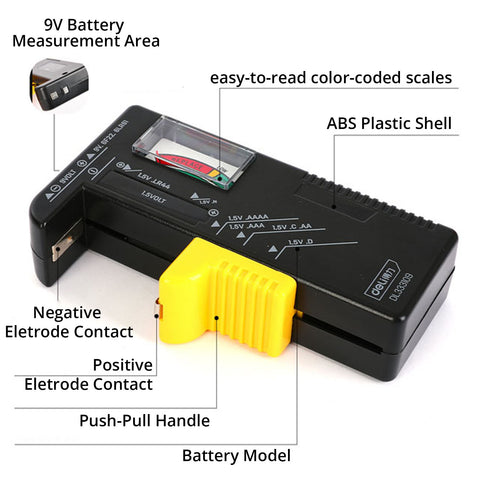 Voltage Tester (1.5V / 9V) - Asters Maldives