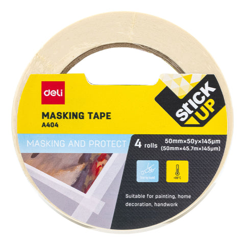 Masking Tape, 4 Rolls (50mm x 50y) - Asters Maldives