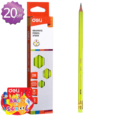 12-pcs Pencil (2B) - Asters Maldives