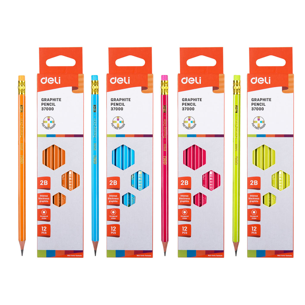 12-pcs Pencil (2B) - Asters Maldives
