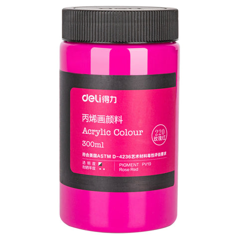 300ml Acrylic Color (Rose Red) - Asters Maldives