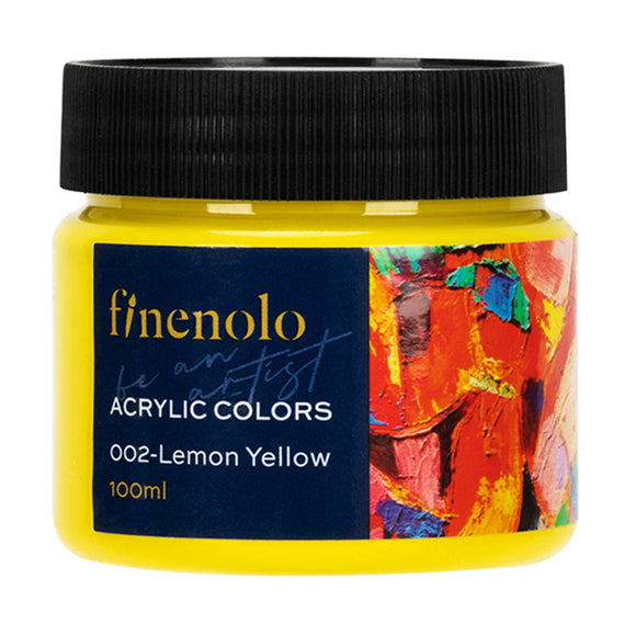 100ml Acrylic Color (Lemon Yellow) - Asters Maldives