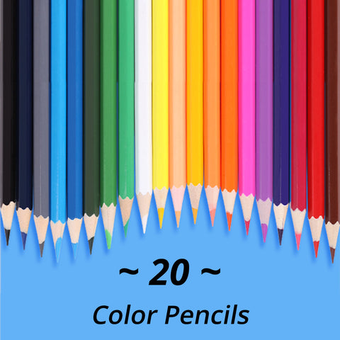 Color Pencil Set (78 PCs) - Asters Maldives