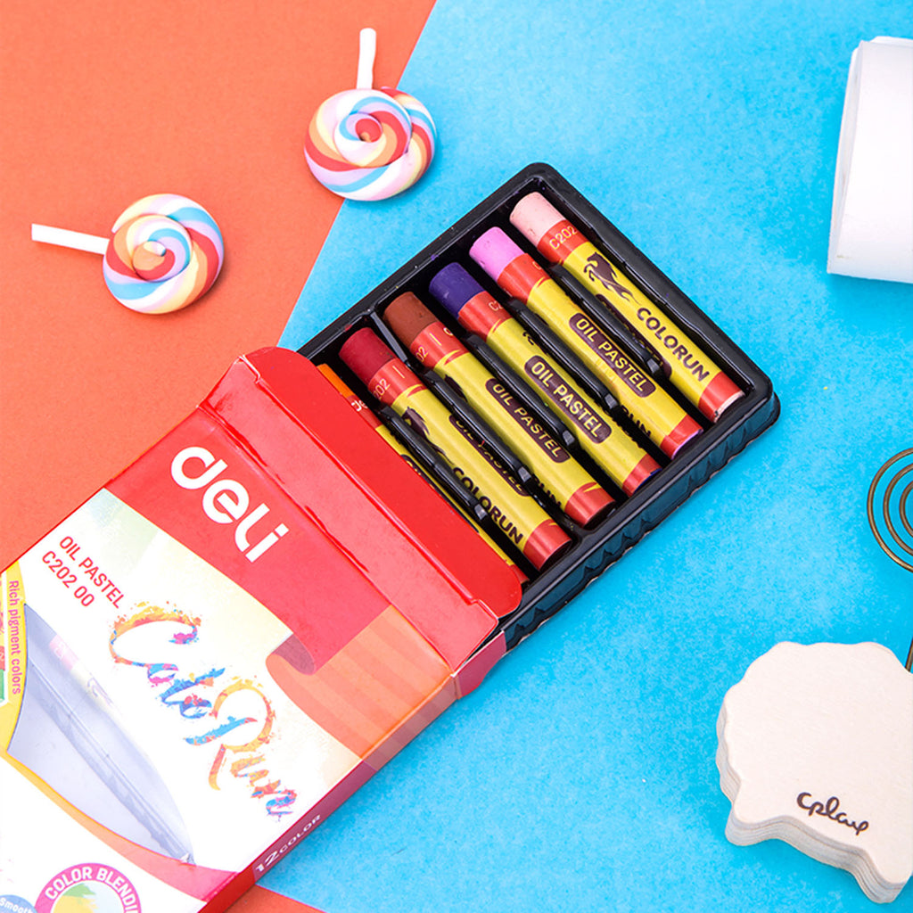 Oil Pastel Set (12 PCs) - Asters Maldives