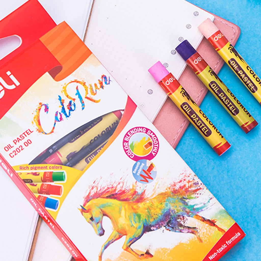 Oil Pastel Set (12 PCs) - Asters Maldives