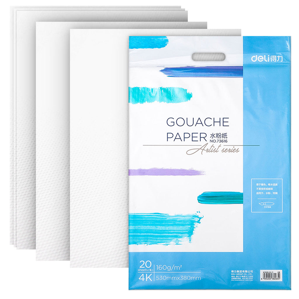 Gouache Paper, 4k (20 Sheets) - Asters Maldives