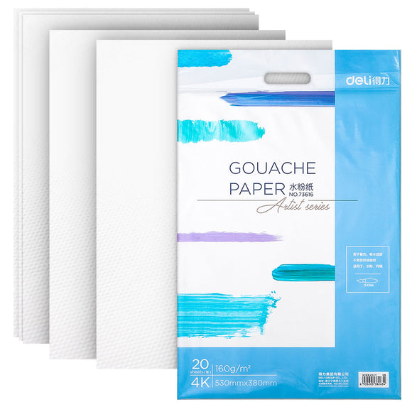 Gouache Paper, 4k (20 Sheets) - Asters Maldives