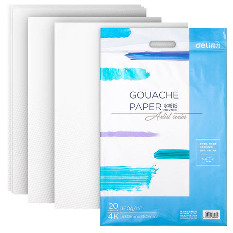 Gouache Paper, 4k (20 Sheets) - Asters Maldives