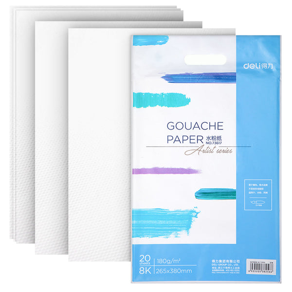 8k Gouache Paper (20 Sheets)