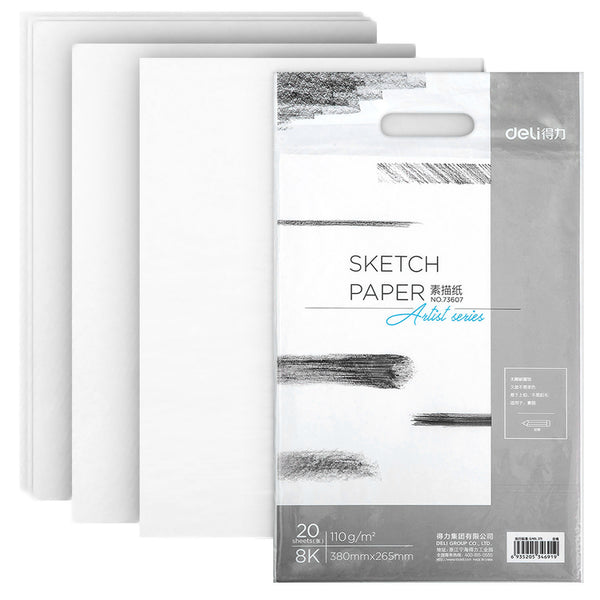 8k Sketch Paper (20 Sheets)
