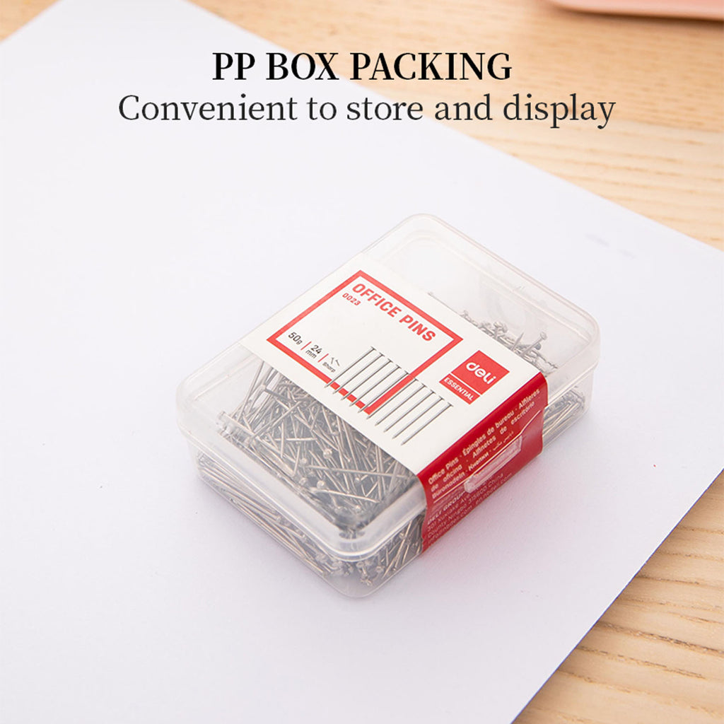Pushpin Pack Deli (No: 0023) Pack of 50g Push Pins, Silver– Asters Maldives
