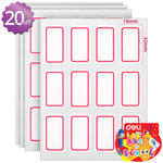 144-pcs Sticker Sheet (18 x 32mm)