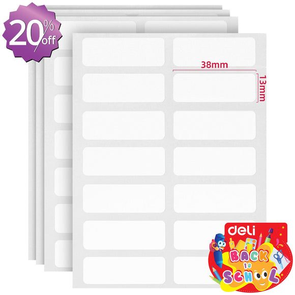 168-pcs Sticker Sheet (13 x 38mm) - Asters Maldives