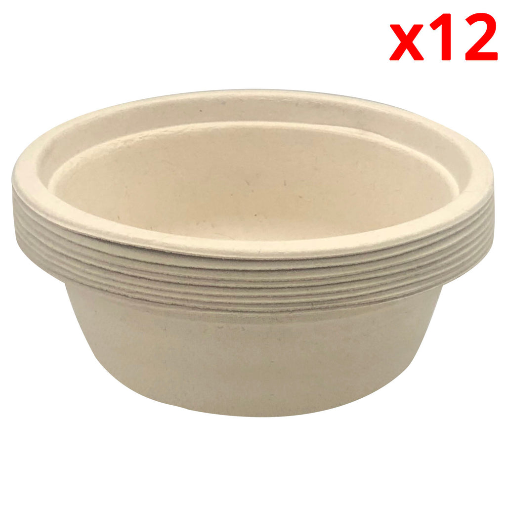 Paper Bowl, 12 PCs (Ø5") - Asters Maldives