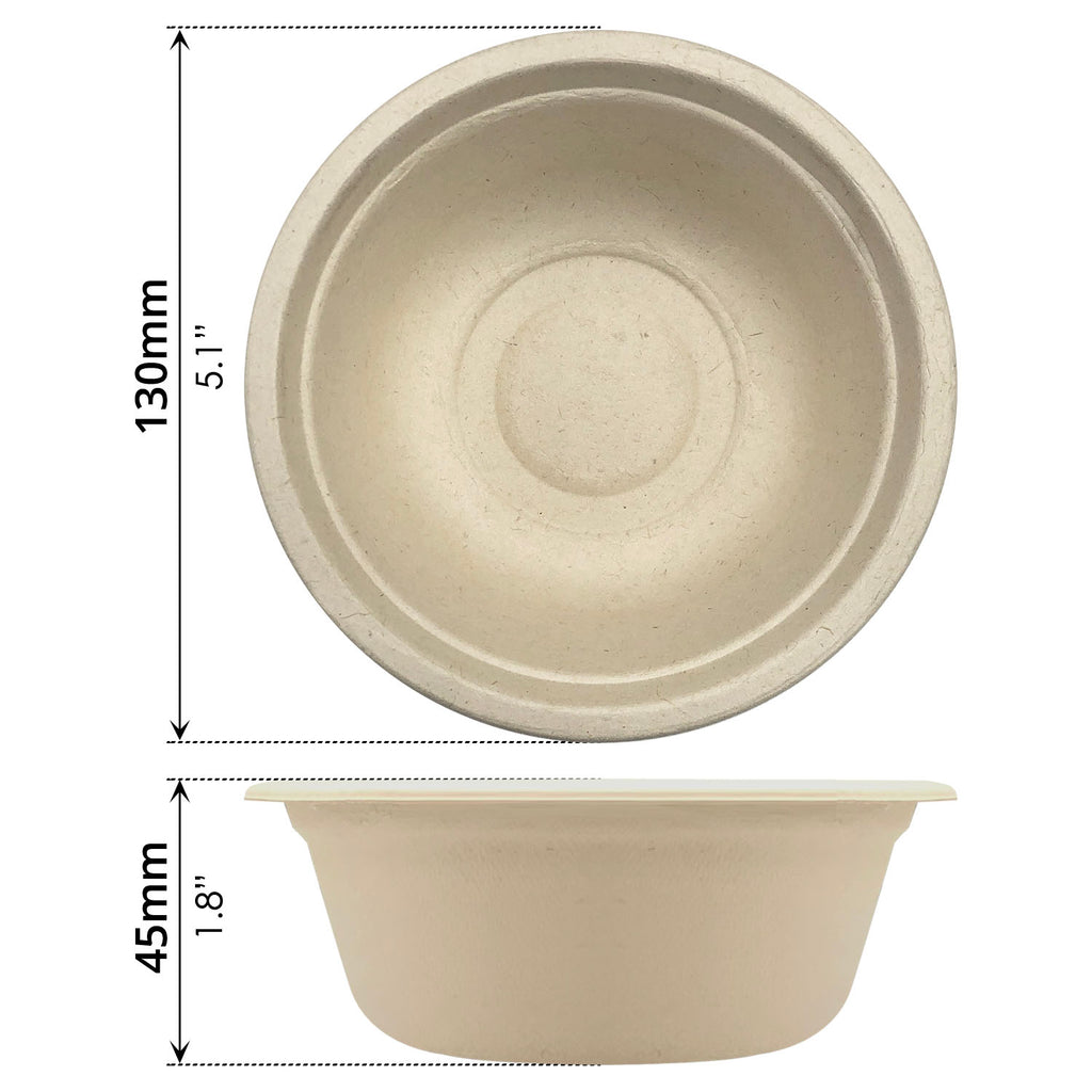 Paper Bowl, 12 PCs (Ø5") - Asters Maldives