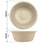 Paper Bowl, 12 PCs (Ø5") - Asters Maldives