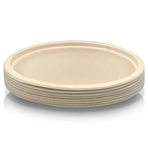 Paper Plate, 12 PCs (Ø9") - Asters Maldives