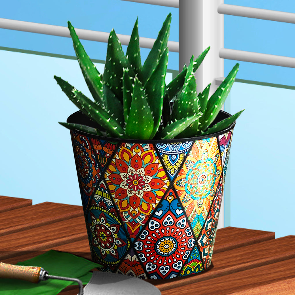 Plant Pot (Ø15 x 14cm) - Asters Maldives