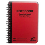 Notebook, A7 (60 Sheets) - Asters Maldives