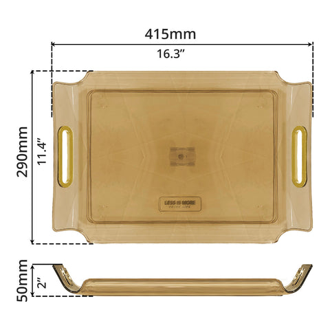 Serving Tray (42 x 29cm) - Asters Maldives
