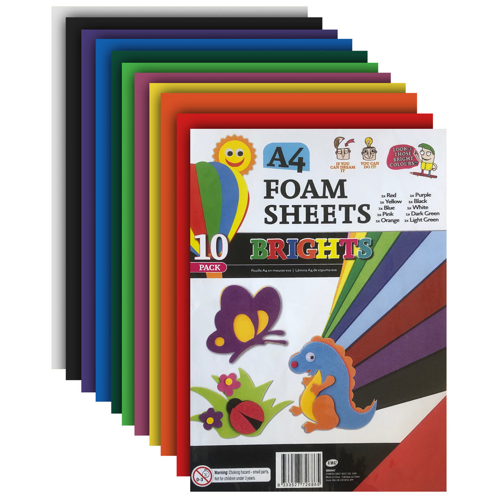 10-pcs Foam Sheets (A4) - Asters Maldives