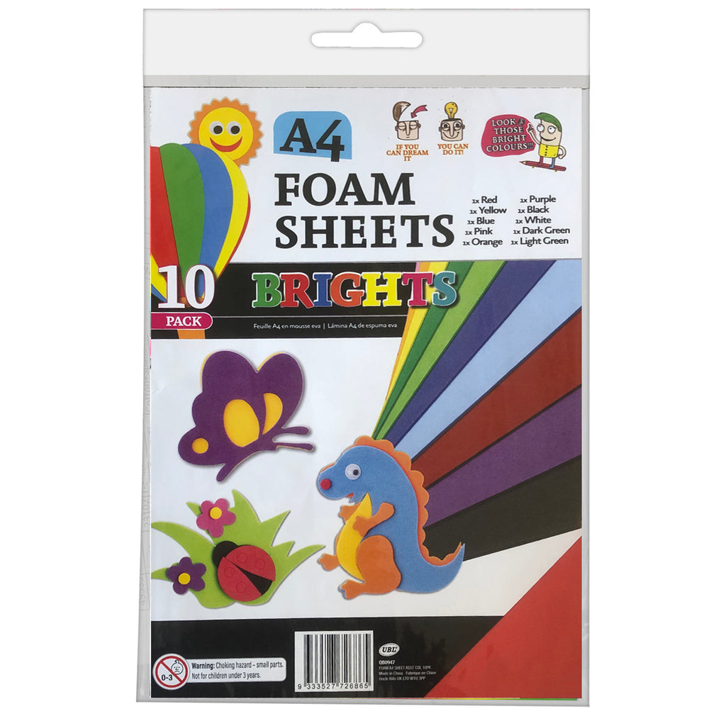 10-pcs Foam Sheets (A4) - Asters Maldives