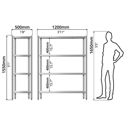 Shelf SS (120cm) - Asters Maldives
