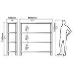 Shelf SS (150cm) - Asters Maldives
