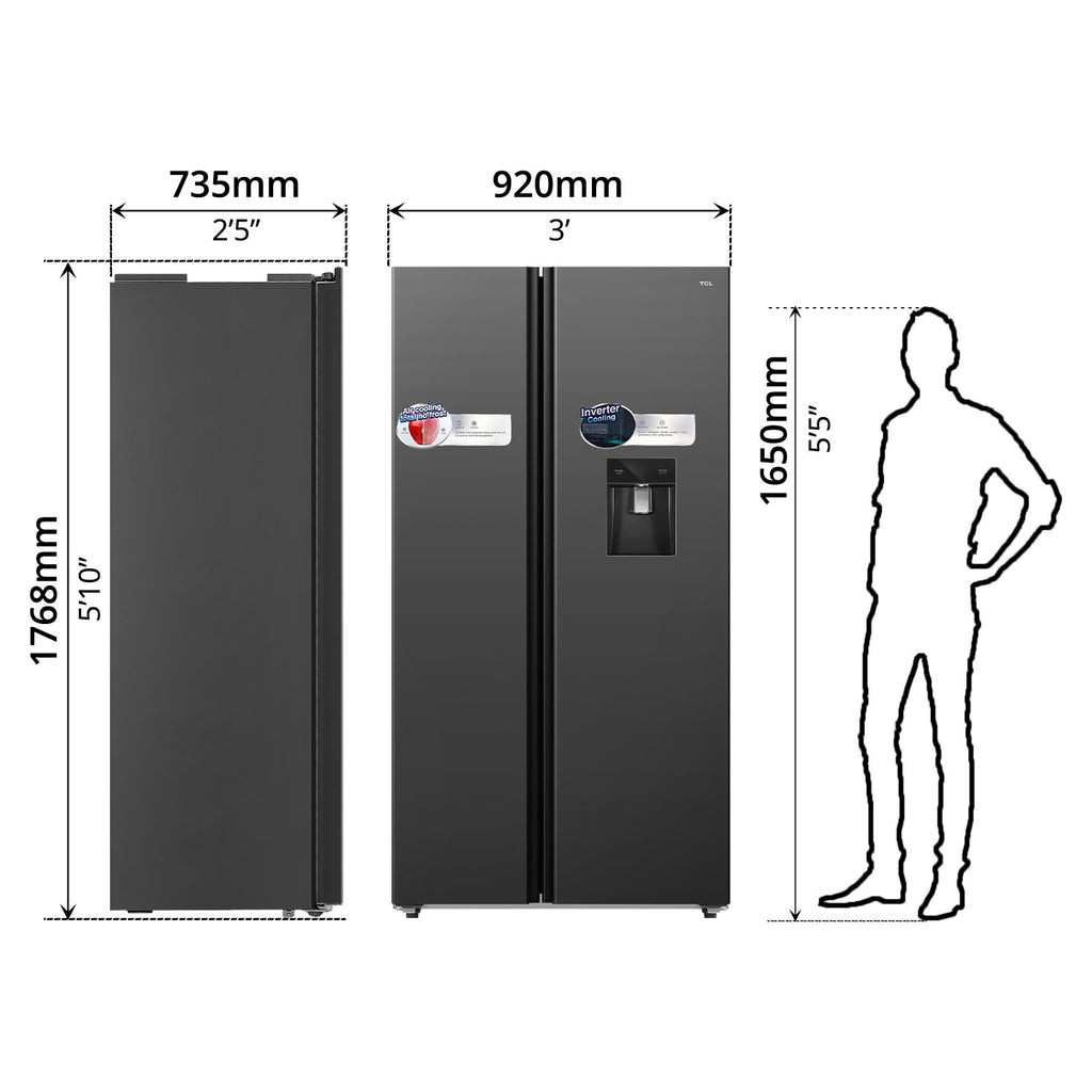 Refrigerator, Inverter (631L) - Asters Maldives