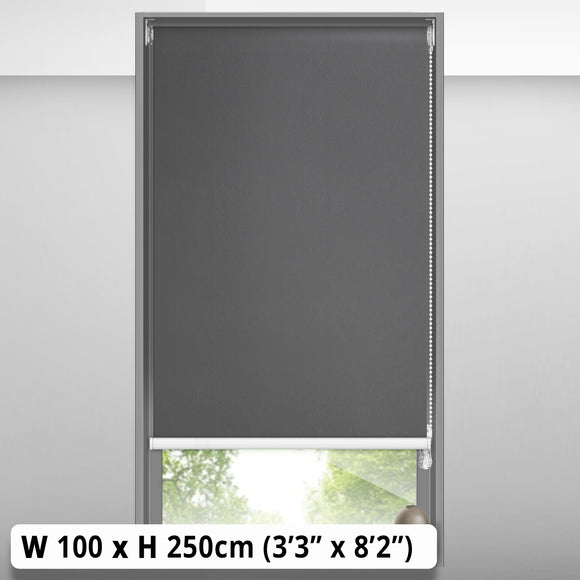 Blackout Roller Blind (100 x 250cm) - Asters Maldives