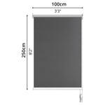 Blackout Roller Blind (100 x 250cm) - Asters Maldives