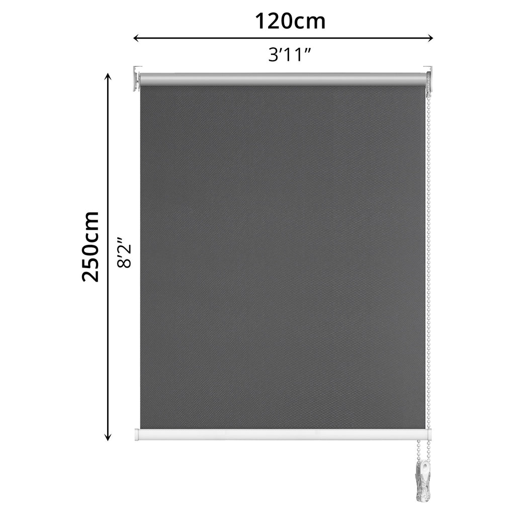 Blackout Roller Blind (120 x 250cm) - Asters Maldives