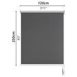 Blackout Roller Blind (120 x 250cm) - Asters Maldives