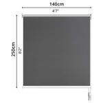 Blackout Roller Blind (140 x 250cm) - Asters Maldives