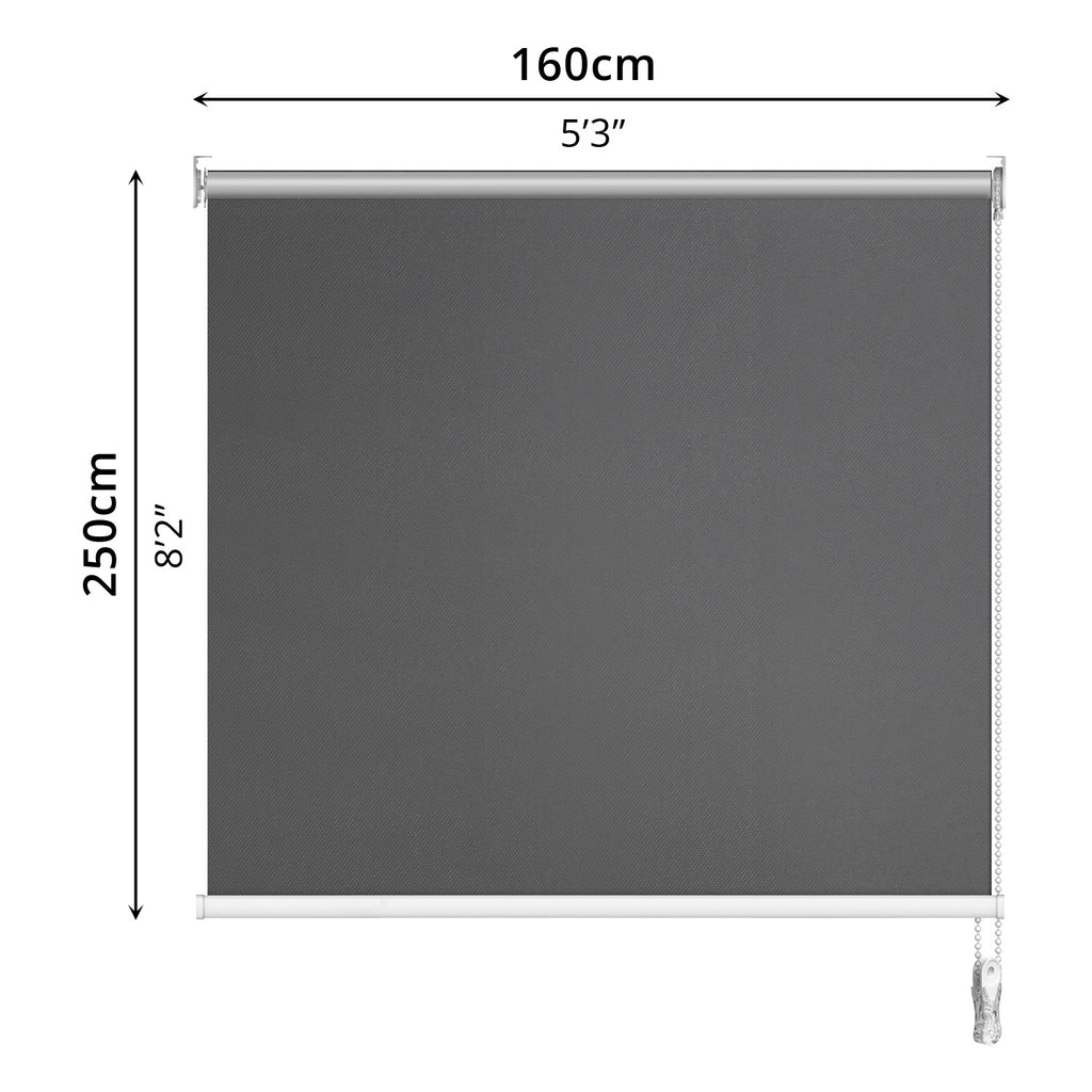 Blackout Roller Blind (160 x 250cm) - Asters Maldives