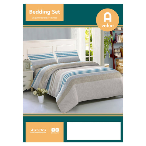 Fitted Sheet Set (Queen) - Asters Maldives