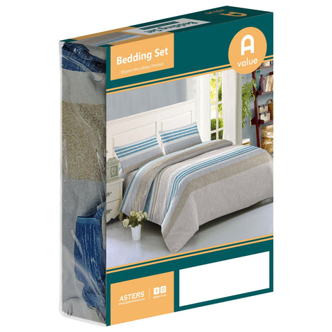 Fitted Sheet Set (Queen) - Asters Maldives