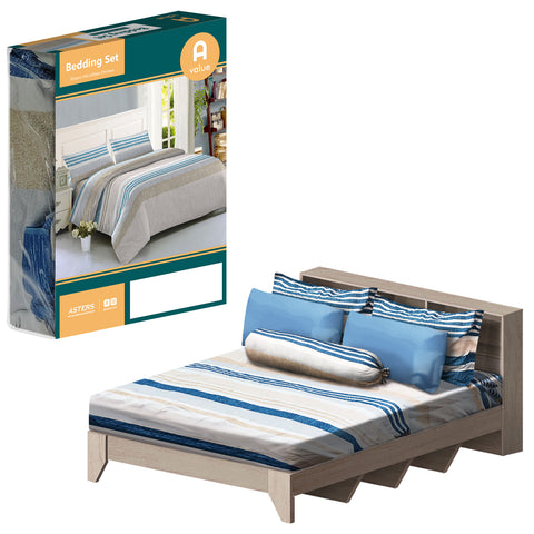 Fitted Sheet Set (Queen) - Asters Maldives