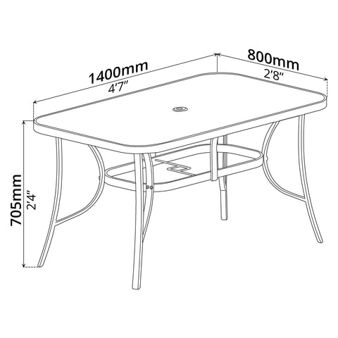 Outdoor-Dining Set - Asters Maldives