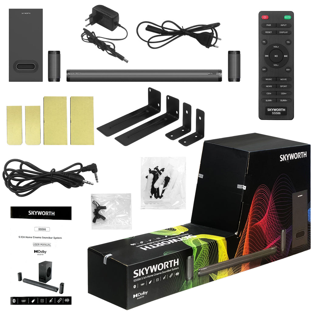 5.1ch Sound Bar + Subwoofer - Asters Maldives