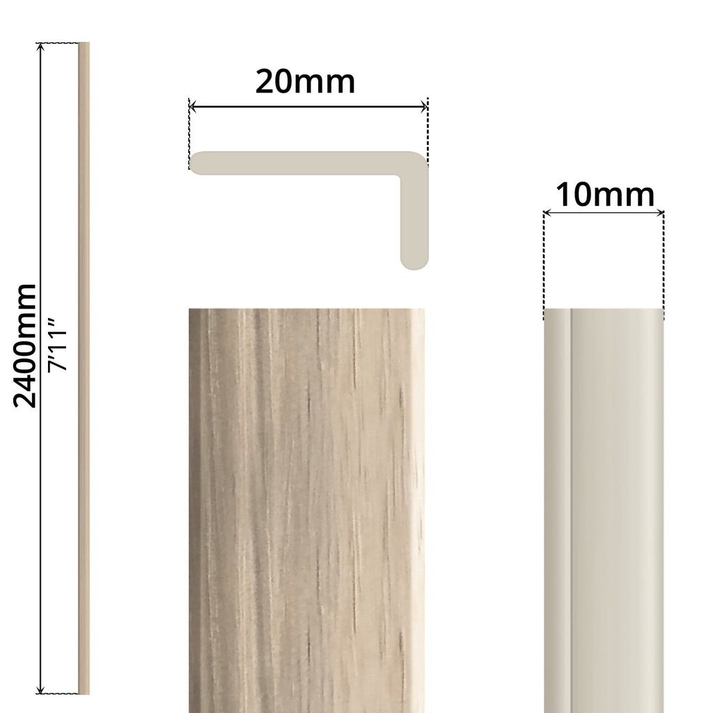 Flooring Profile Edge Cover (7'11") - Asters Maldives