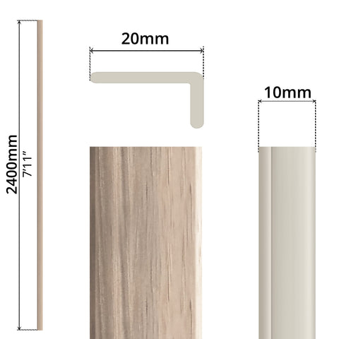 Flooring Profile Edge Cover (7'11") - Asters Maldives
