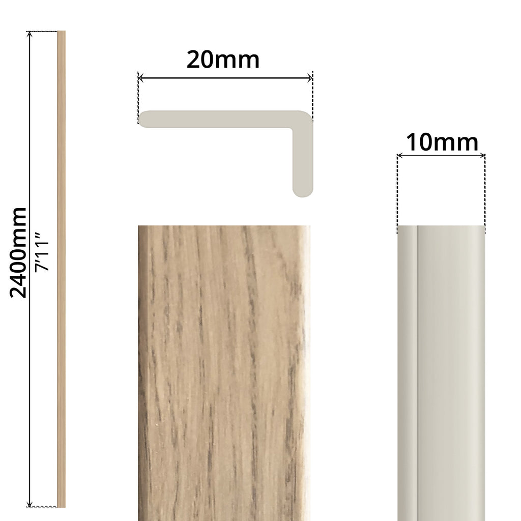 Flooring Profile Edge Cover (7'11") - Asters Maldives