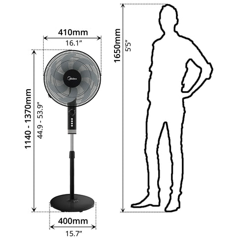 Stand Fan (Ø16") - Asters Maldives
