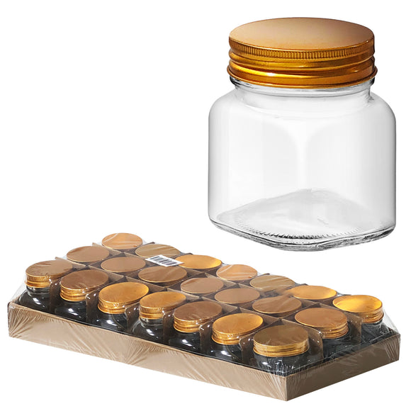 18-pcs Glass Jar (100ml) - Asters Maldives