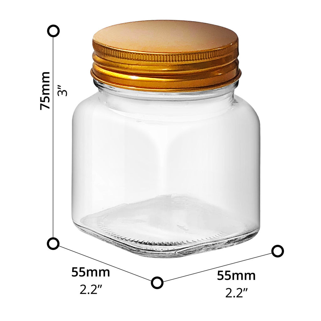 18-pcs Glass Jar (100ml) - Asters Maldives