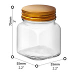 18-pcs Glass Jar (100ml) - Asters Maldives