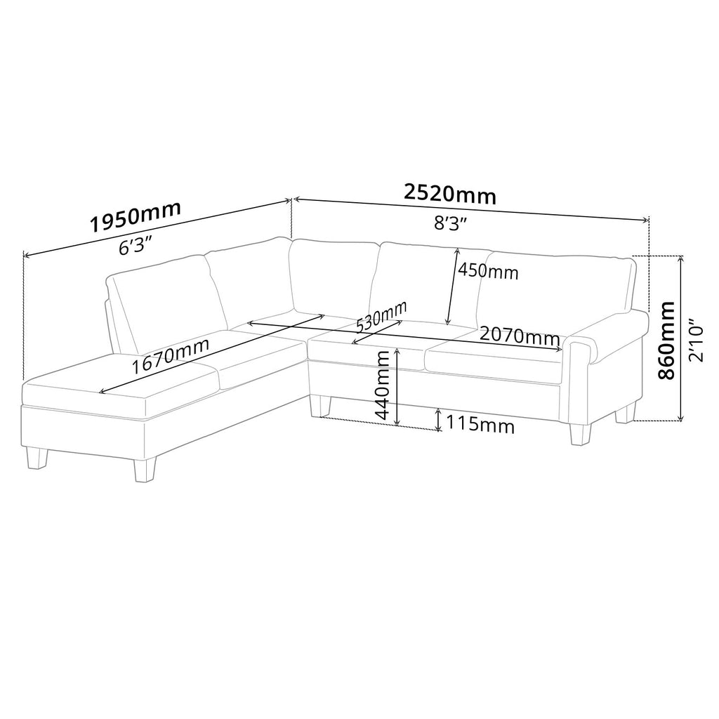 Sofa (Left-Side) - Asters Maldives